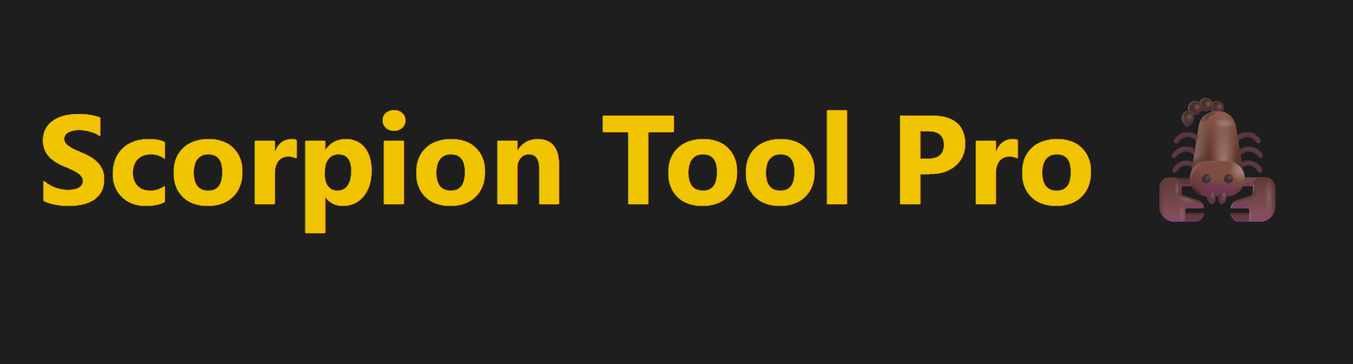 Scorpion Tool 1 Year Activatoin